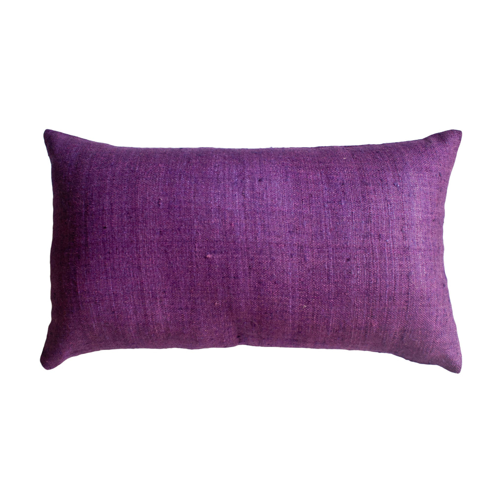 Purple Lumbar Pillow